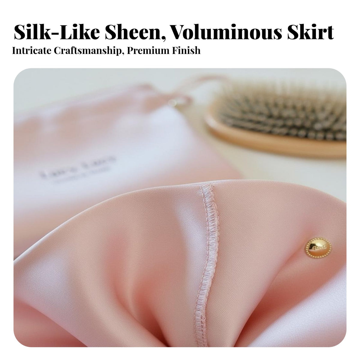 Silk-Like Ribbon Grip Fastener Elegant Design Ribbon Hair Grip Ponytail Holder Fastener Versatile Strong Grip for Women