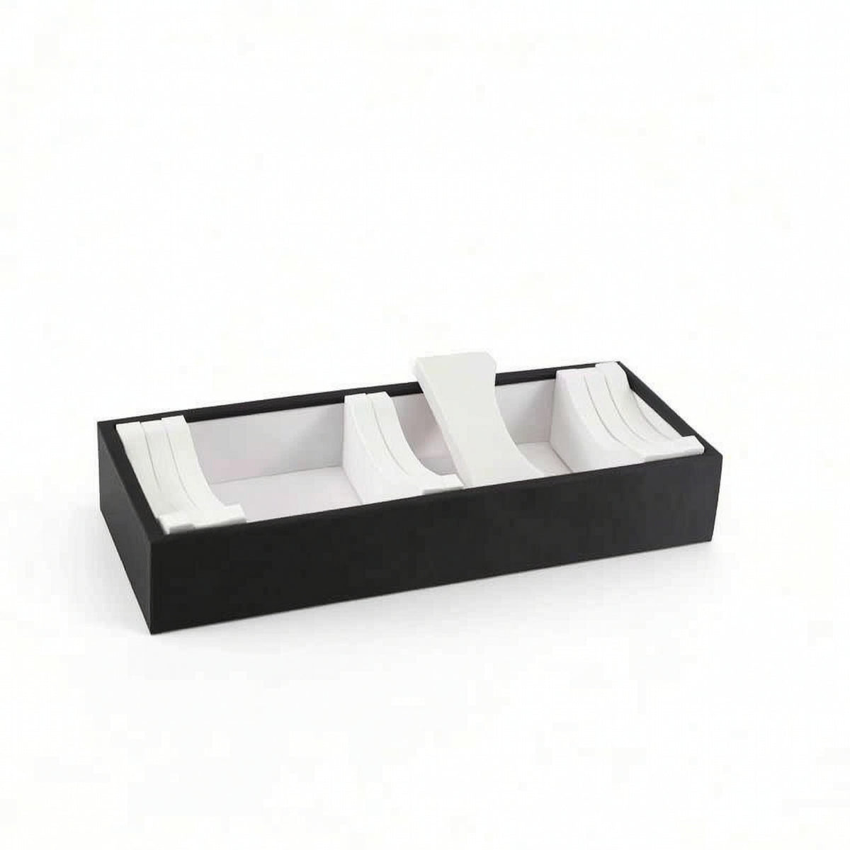 Jewelry Display Tray with Slots Slim Bangle Tray Compact for Collectors