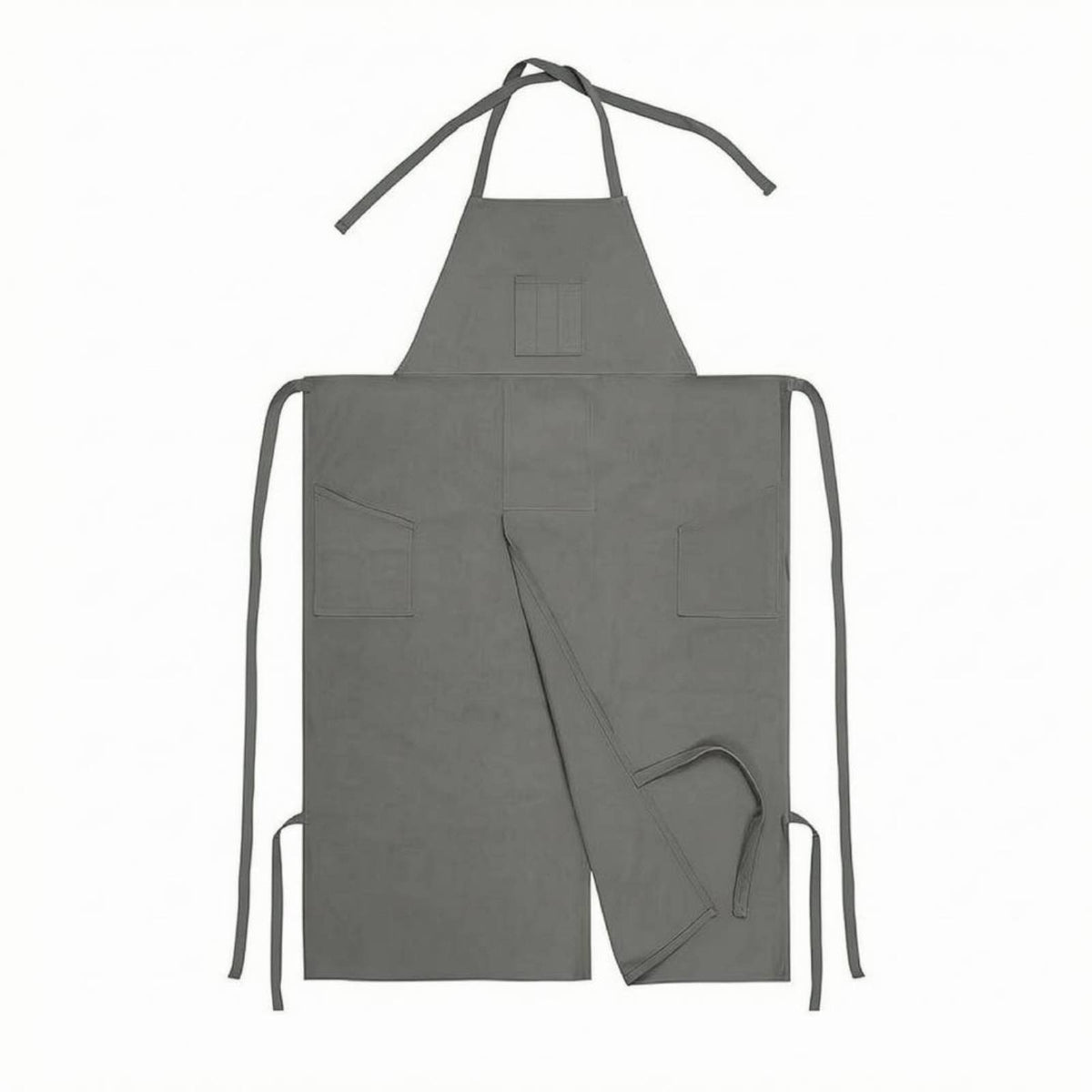 Split-Leg Apron Full-Coverage Workwear Sturdy for Workshop, Crafters, Gardeners