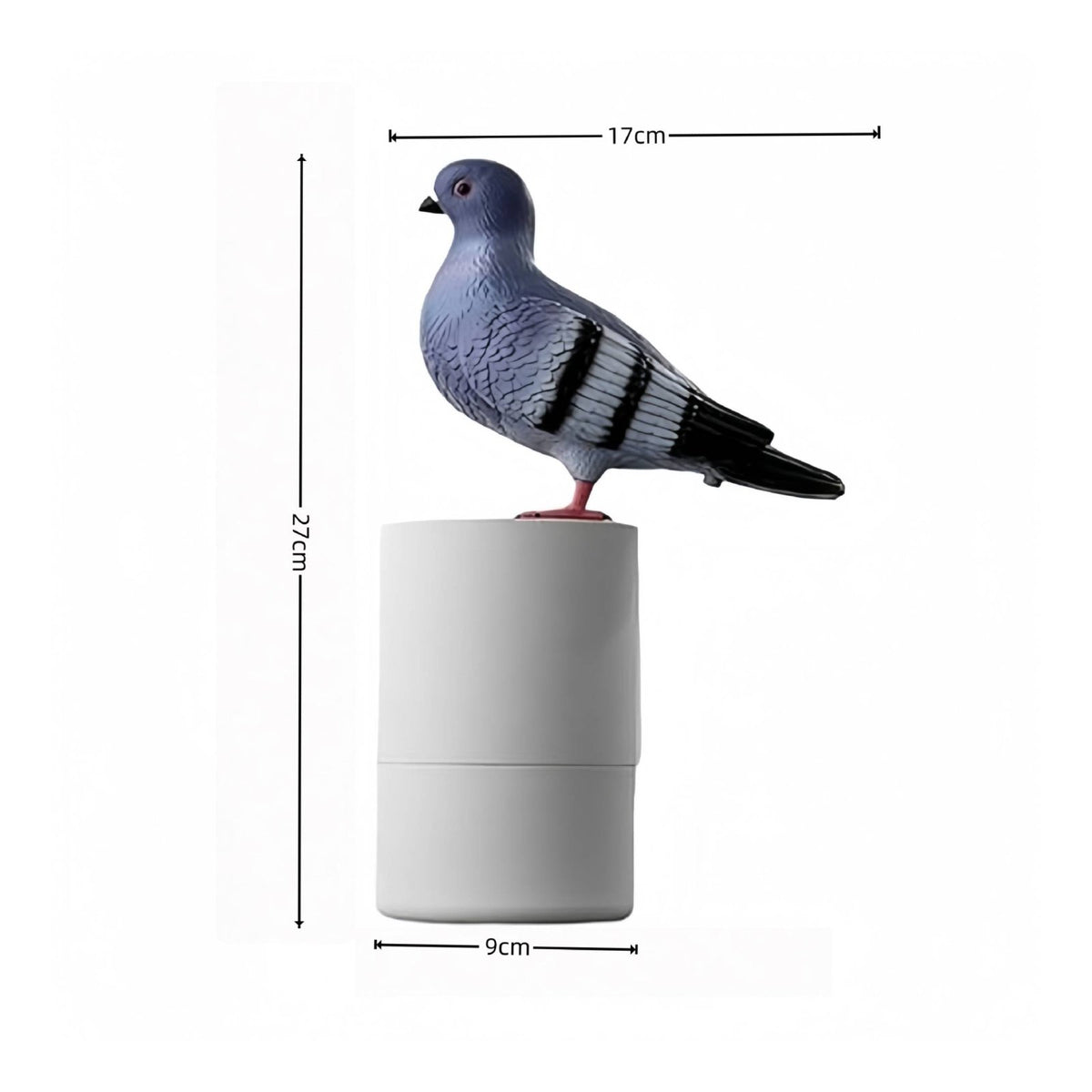 Pigeon Foam Dispenser Cute Design Pigeon Soap Dispenser Long-Lasting ABS Plastic