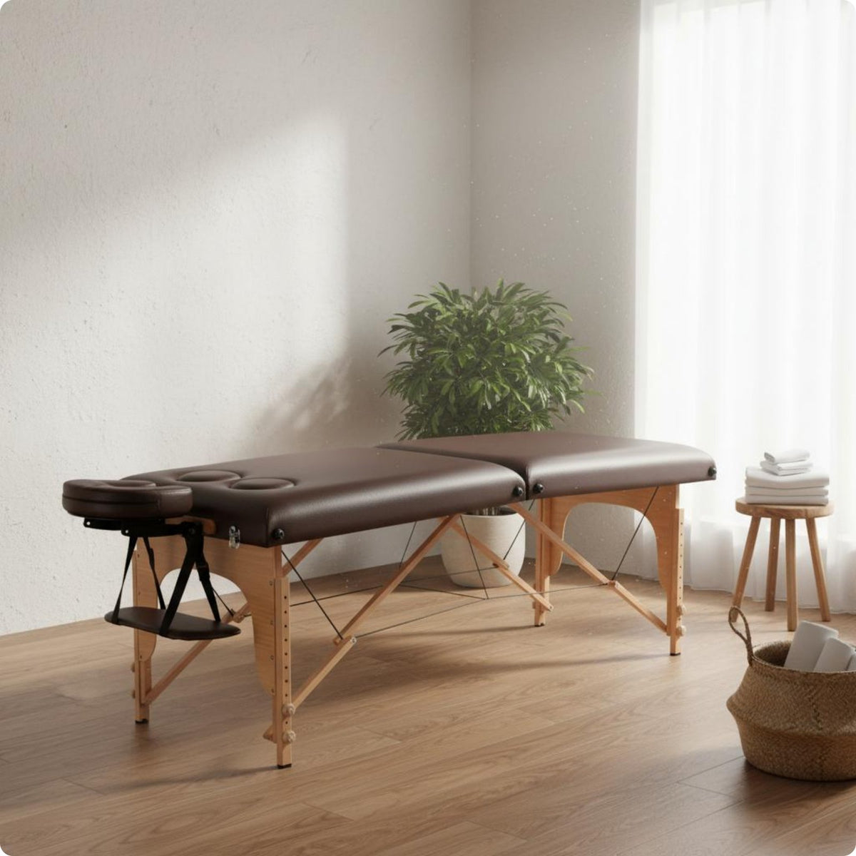 Folding Massage Bed Foldable Folding Massage Table Carrying Case Included Spa Table for Beauty Salon Workers, Therapeutic Office