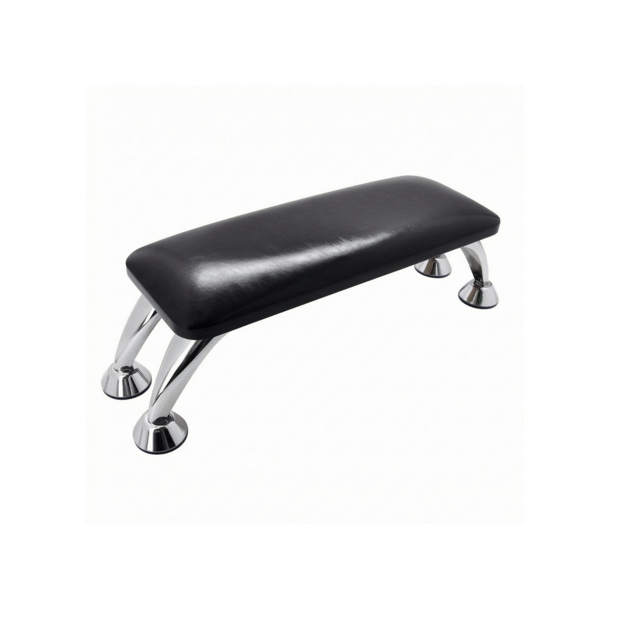 Pedicure Hand Rest Cushion Stainless Steel Legs Manicure Hand Rest Padded Top