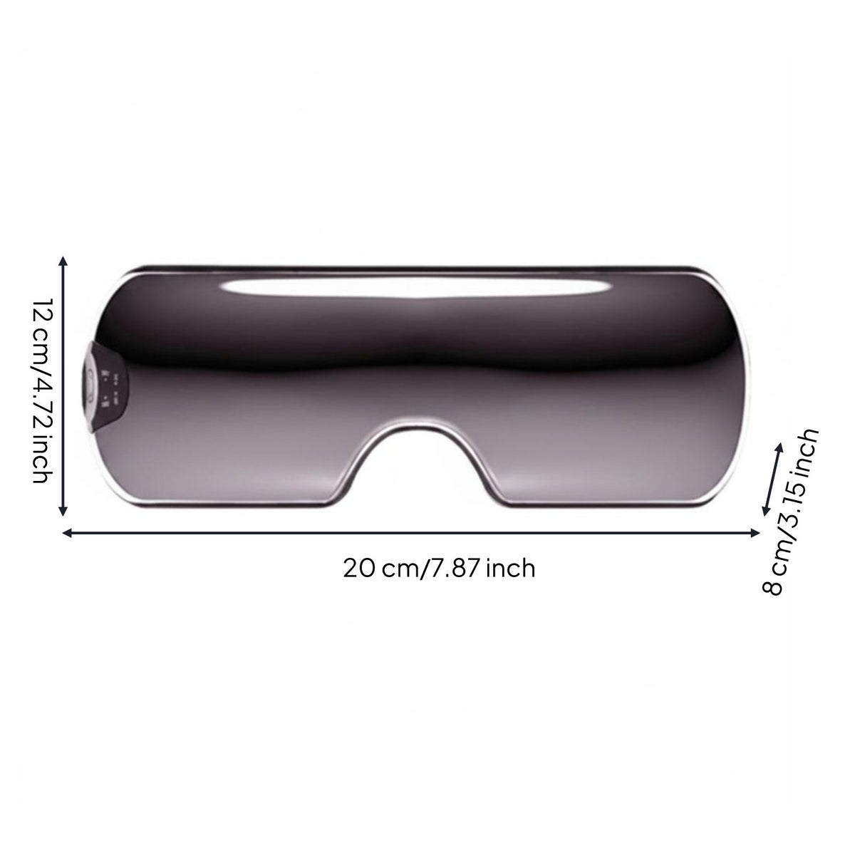 Heated Eye Massager Close-Fitting Relaxing Air Pressure Eye Massager Portable