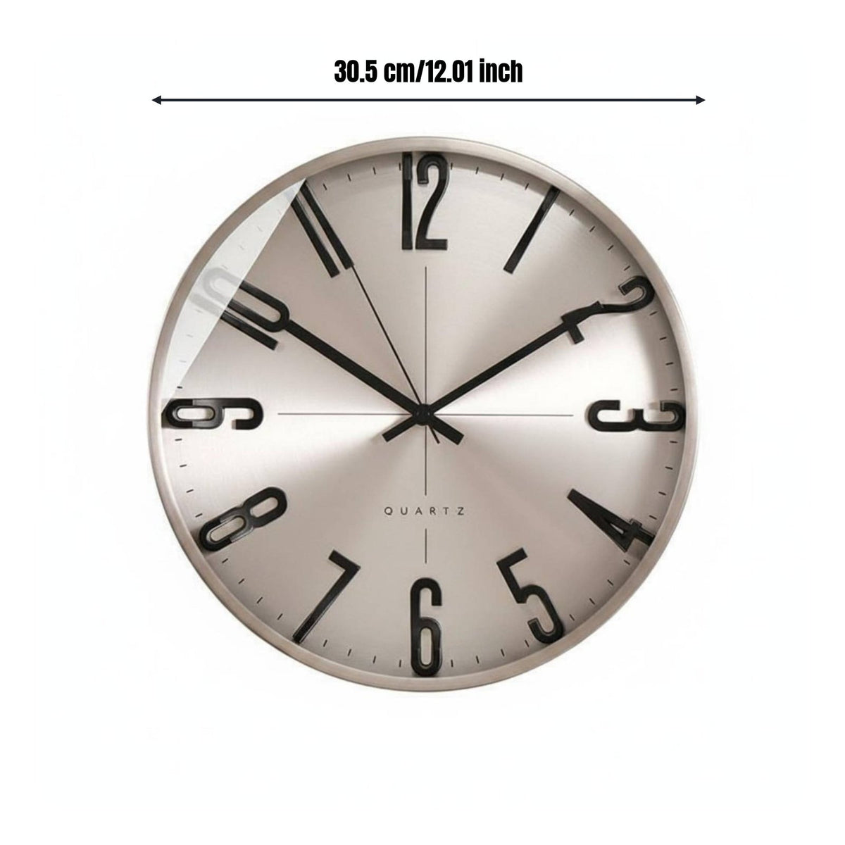 Minimalist Wall Timepiece Noiseless Movement House Decoration Radio Controlled
