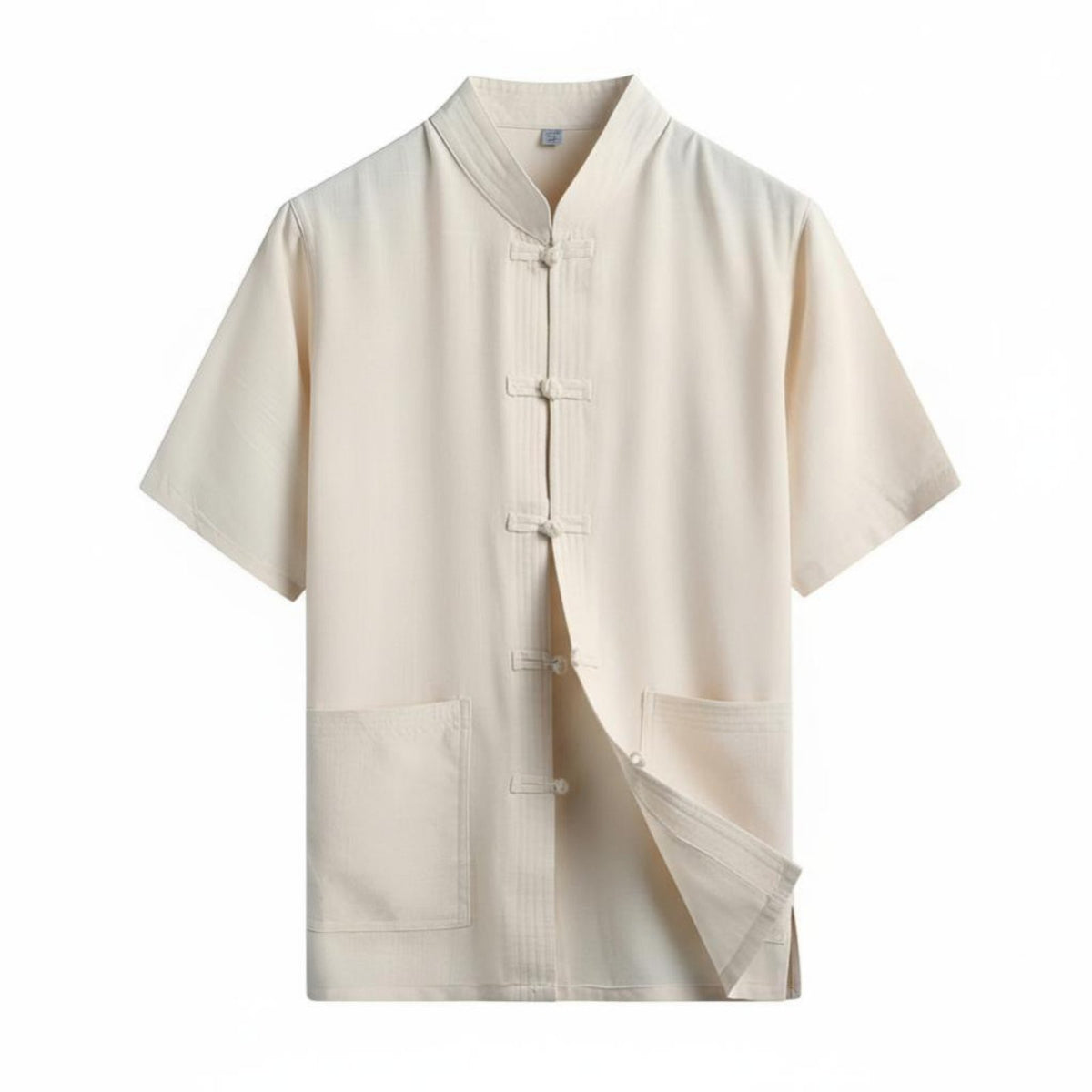 Linen Tang Suit, Men's Chinese Style Summer Short Sleeve, Relaxed Fit