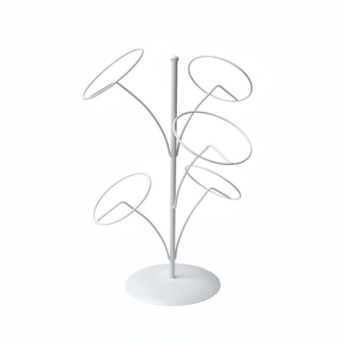 Metal Hat Display Rack Space-Saving Design Freestanding Hat Tree for Shop Owners