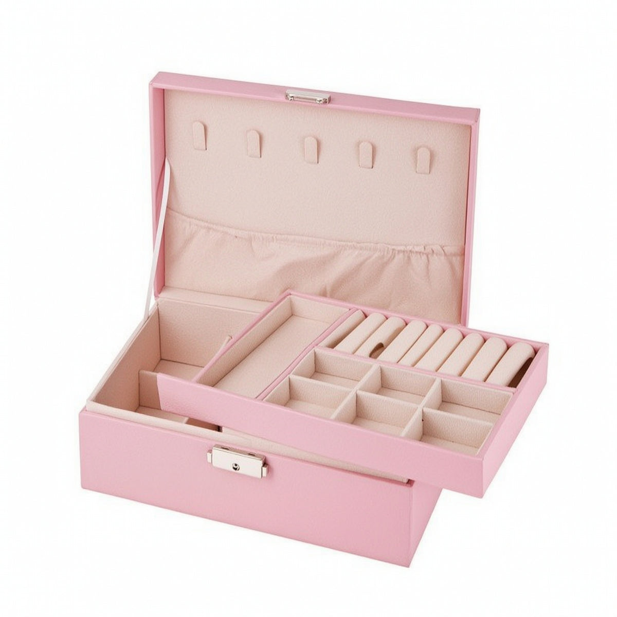 Double-Layer Jewelry Box Compact for Women