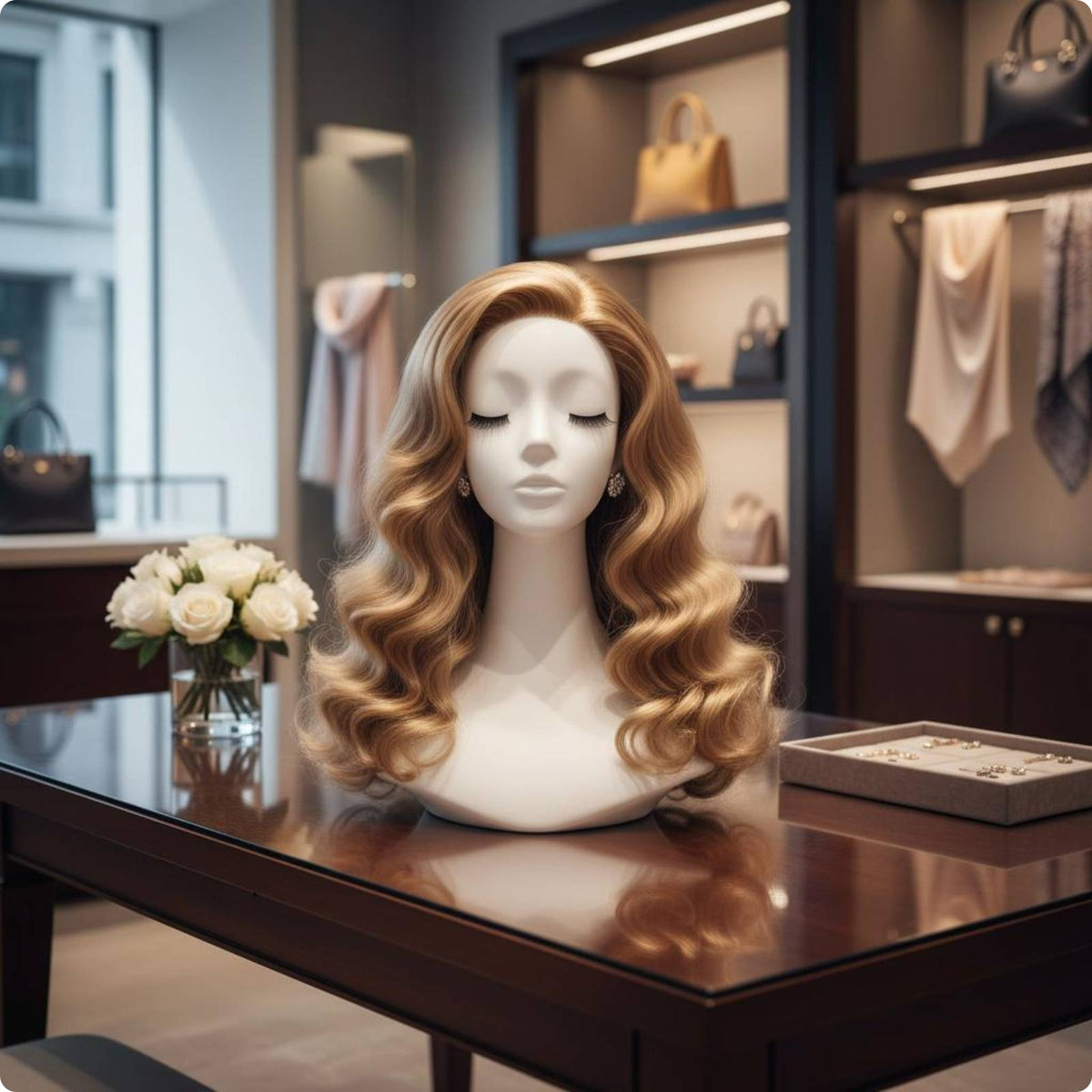 Hairpiece Display Head Hat Display Head Stable for Cosplay Sellers, Shop Owners