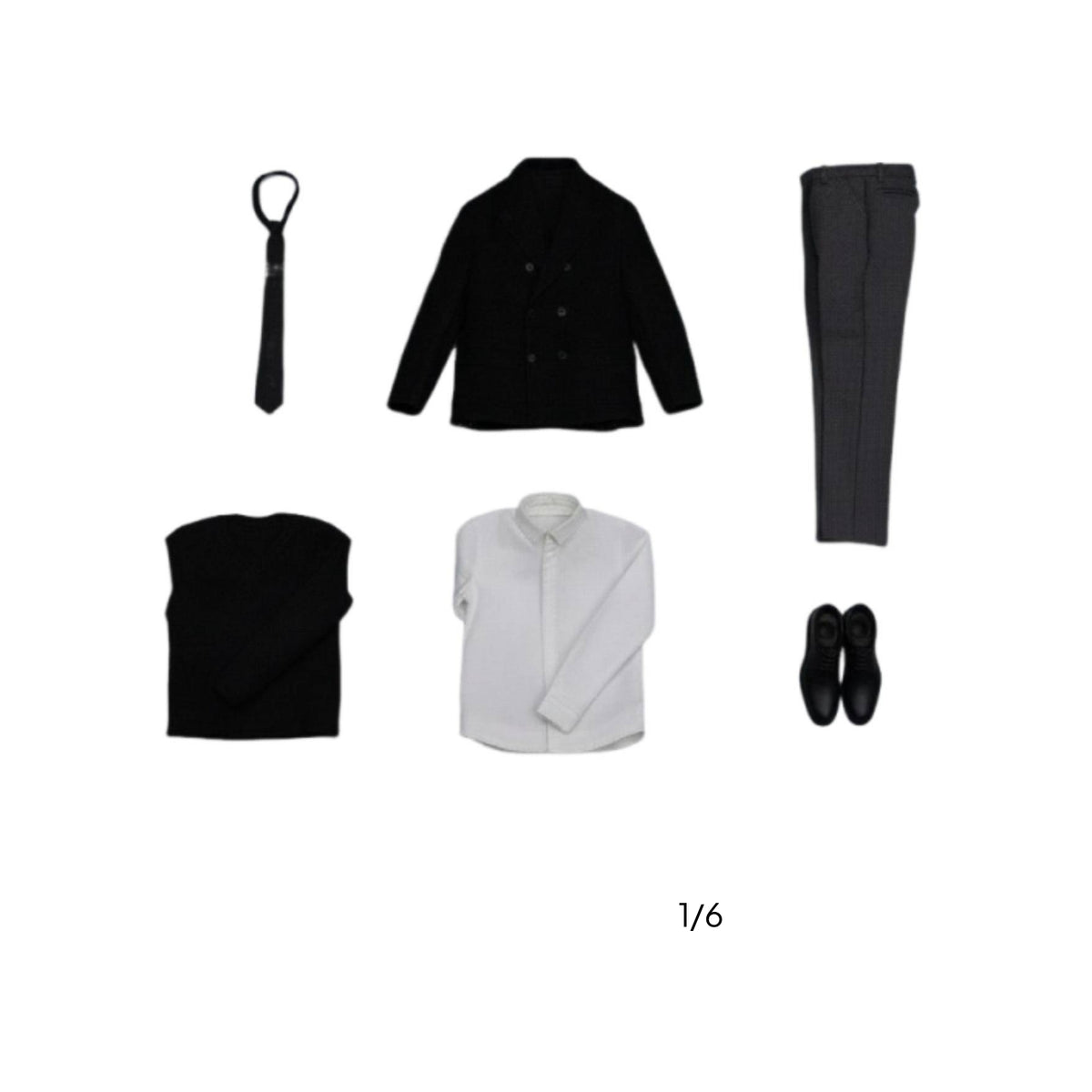 1/6 Scale Peacoat Outfit Highly Detailed Toy Accessory for Collectors, Hobbyists