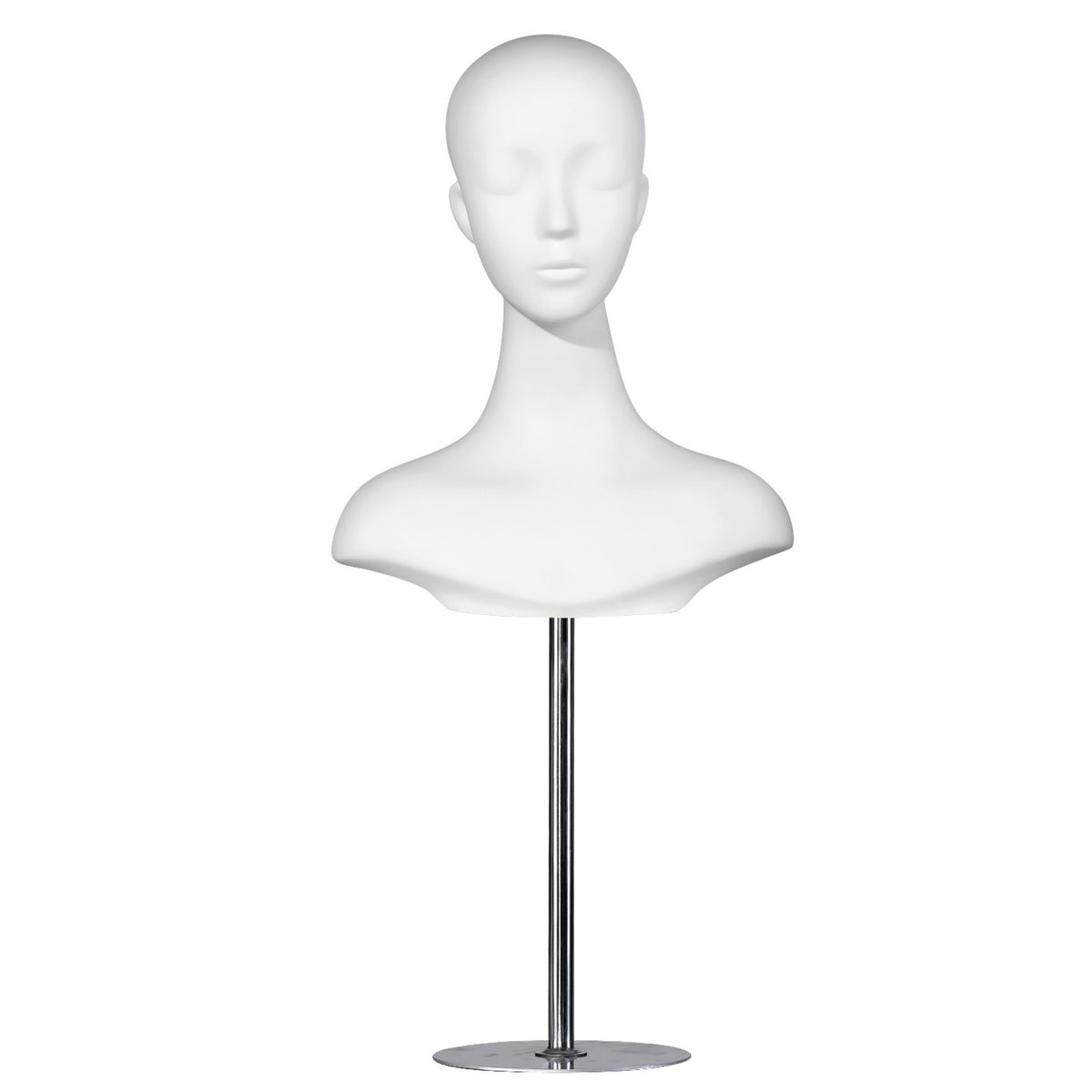 Mannequin Head with Shoulders Realistic Manikin Head with Shoulders Sturdy