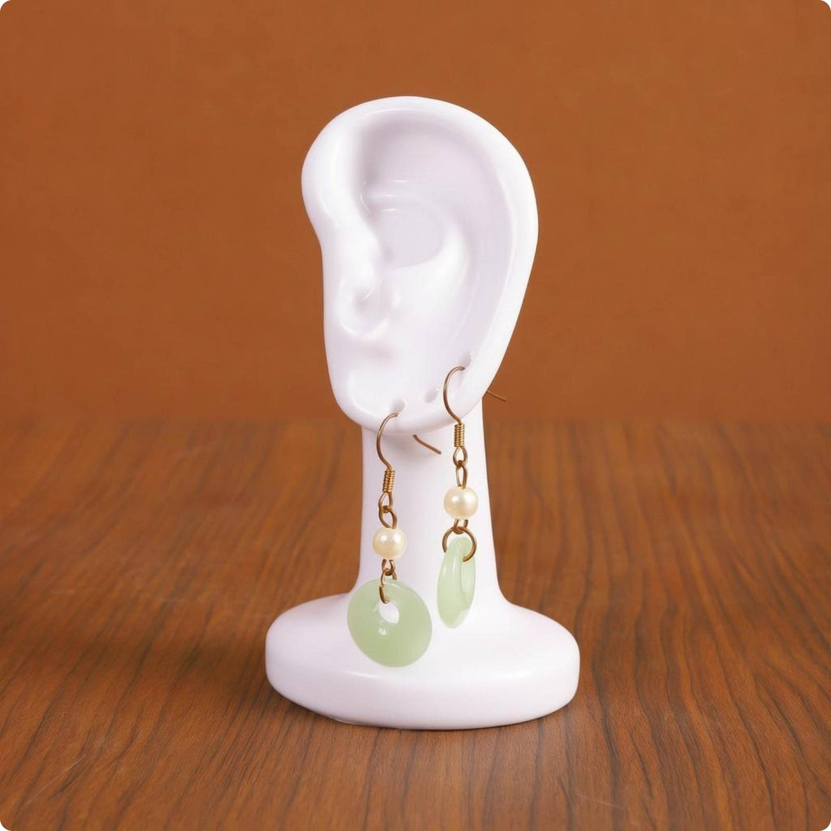 Human Auricular Display Stand Realistic Auricular Shaped Earring Stand Stable