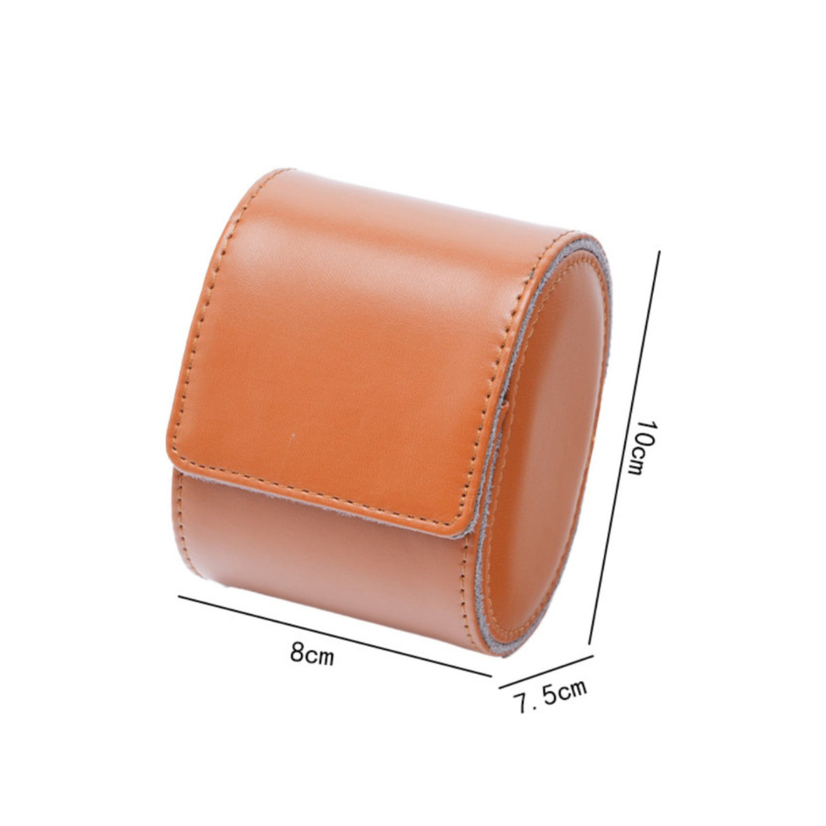 Single Watch Travel Case Safeguarding Portable Watch Holder Dustproof for Men