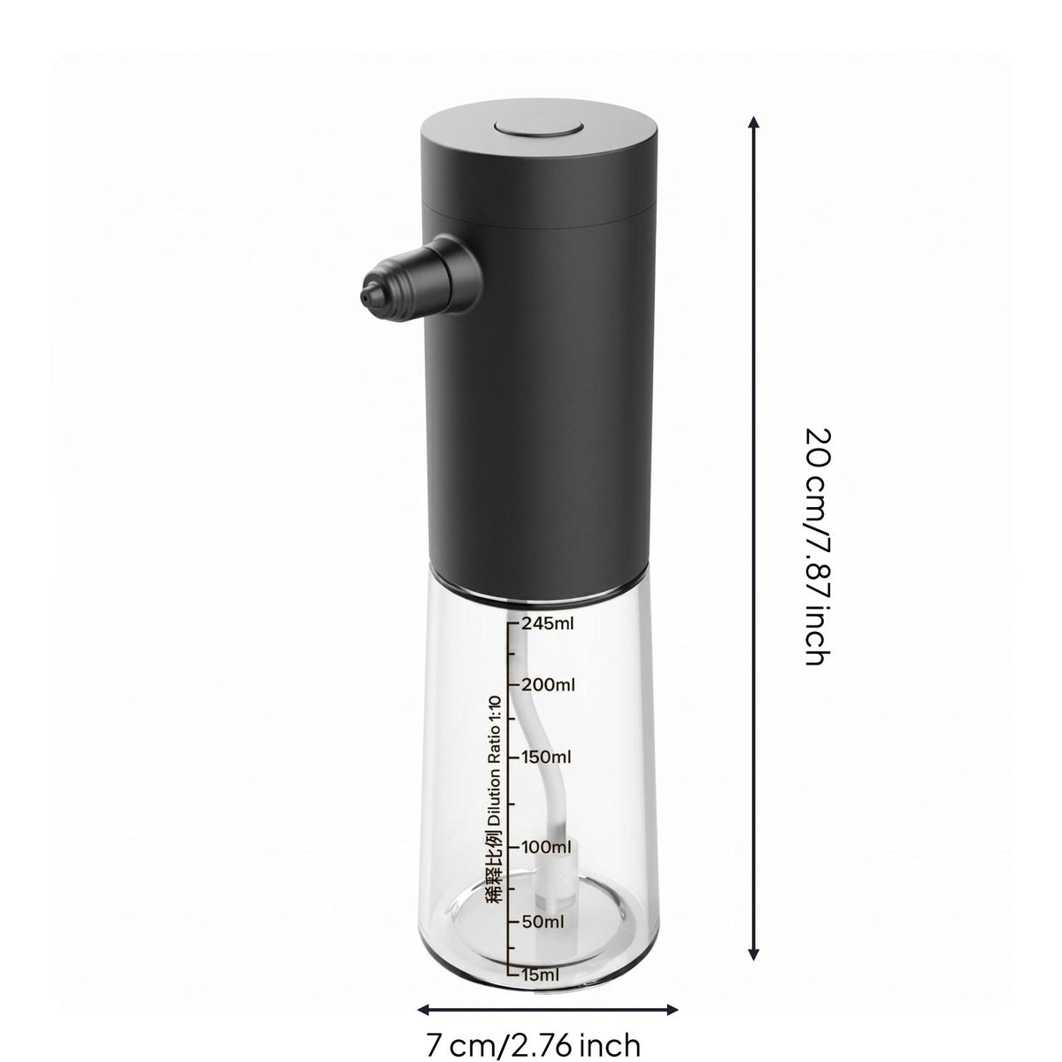 Rechargeable Foaming Pump Type-C Charging Shampoo Foam Sprayer Automatic