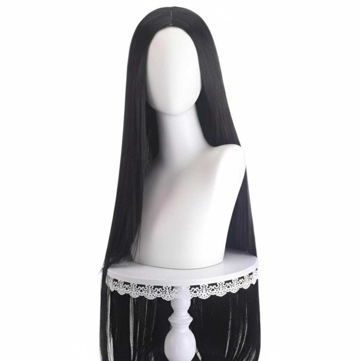 Cosplay Wig, Long Straight 100cm, Middle Part, Unisex, Anime Synthetic Fiber, Multiple Colors