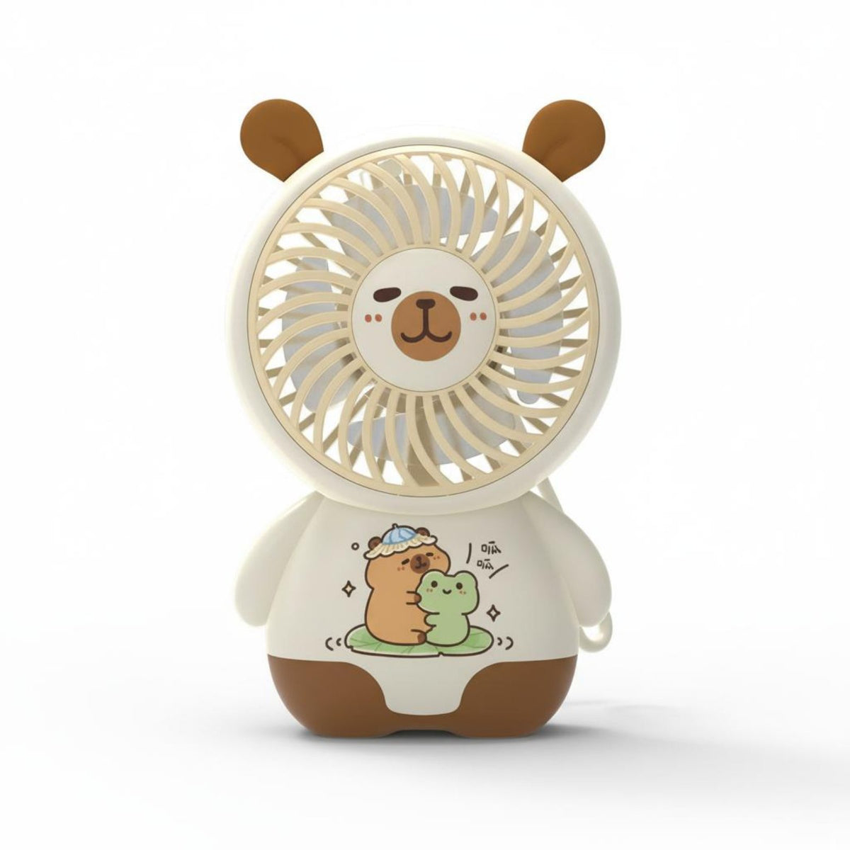 Capybara Handheld Fan Compact and Portable Cute Capybara Fan Built-in Battery