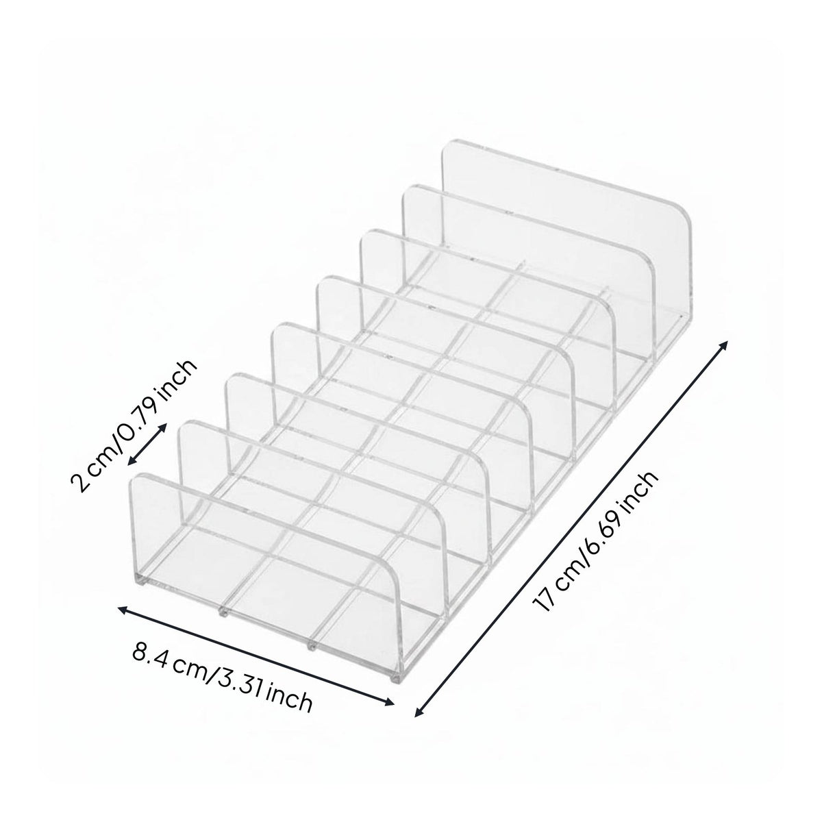 Clear Acrylic Lash Organizer Space Saving Clear Lash Tray Easy to Clean