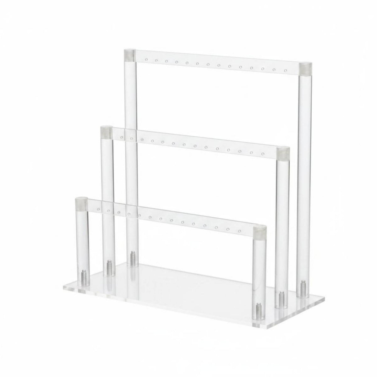 Three-Tier Earring Display Stand Easy to See Accessory Storage Sturdy