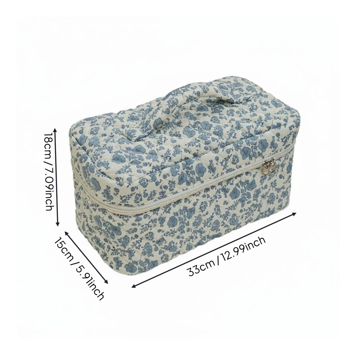 Standing Makeup Pouch Structured Shape for Women