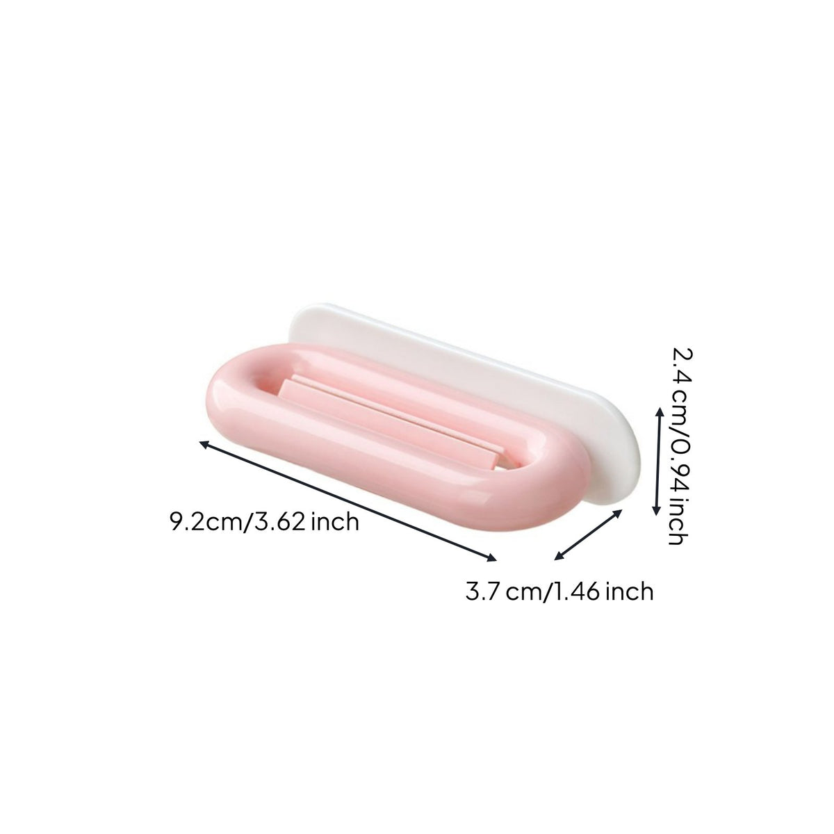 Wall-Mounted Toothpaste Dispenser Easy Press Manual Tube Dispenser Included