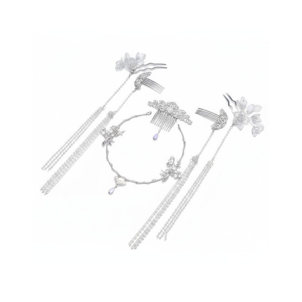Traditional Chinese Attire Hair Accessory Set Celestial Design Traditional Chinese Attire Headpiece Ancient Design Hair Jewelry