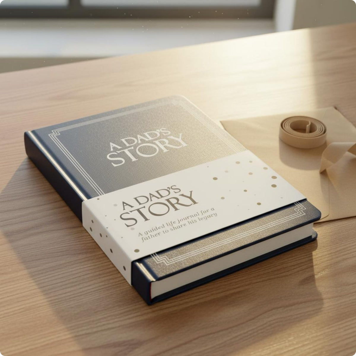 Life Story Journal Keepsake Gift Guided Life Journal Giftable for Parents