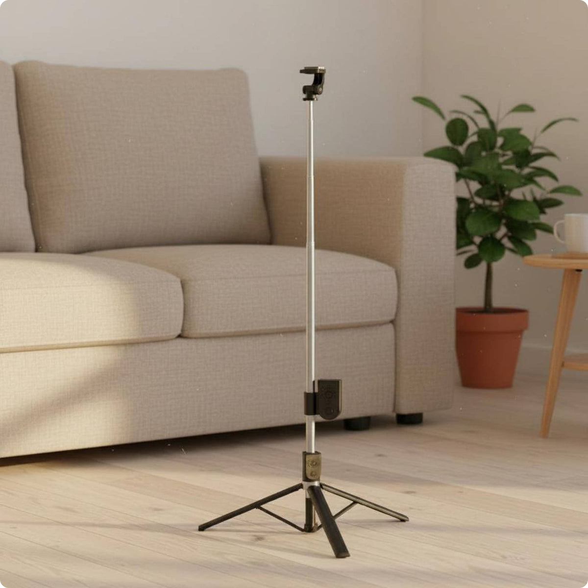 Extended Selfie Stick Tripod Wireless Controller Bluetooth Selfie Stick
