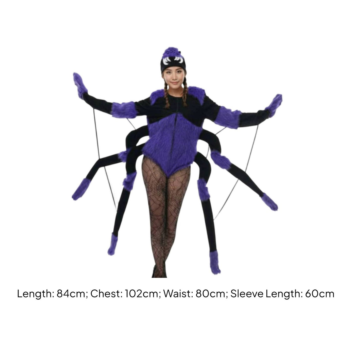 Arachnid Suit Costume Performance Eight-Legged Costume Hidden Closure Fastener