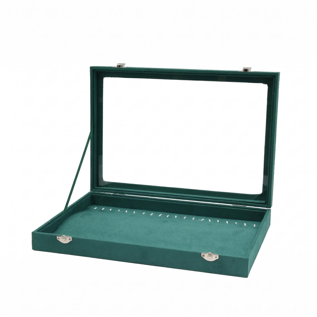 Velvet Jewelry Box Rectangular Accessory Storage Portable