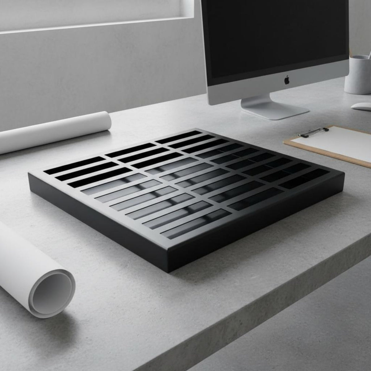 Stone Sample Holder Continuous Bonding Stone Sample Display Tray Building Material Display Stand Sturdy Duty for Architects