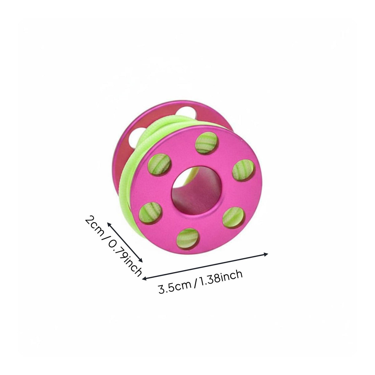 Mini SMB Keychain Long-Lasting Underwater Diving Marker Buoy High Visibility