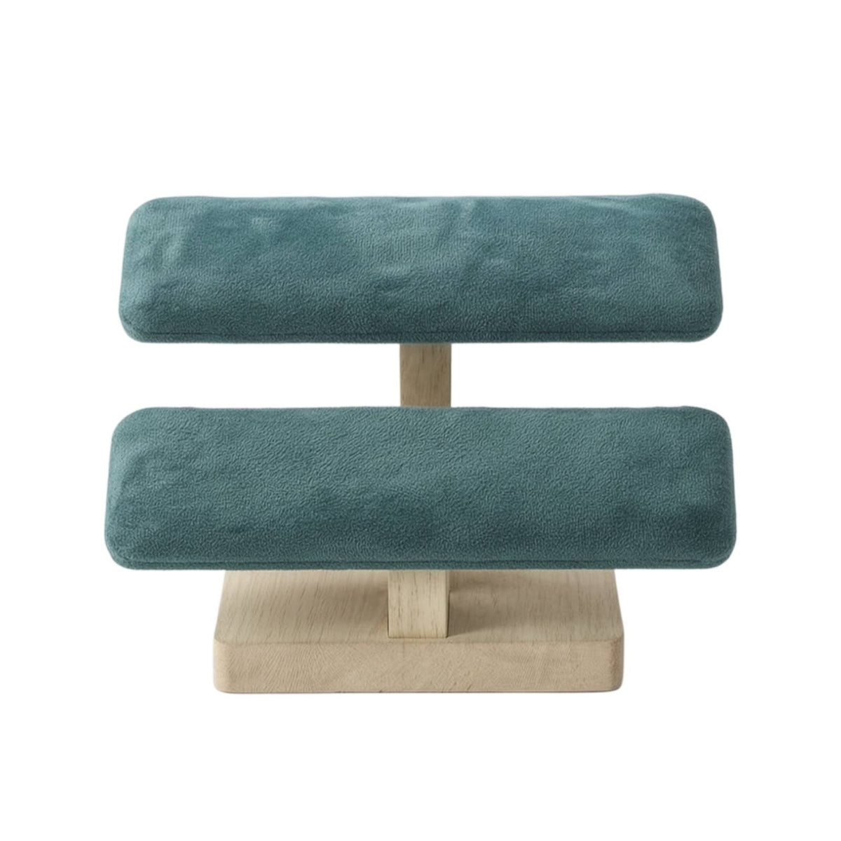 Jewelry Stand with Wood Base Velvet Watch Display Stand Sleek for Retail Counter