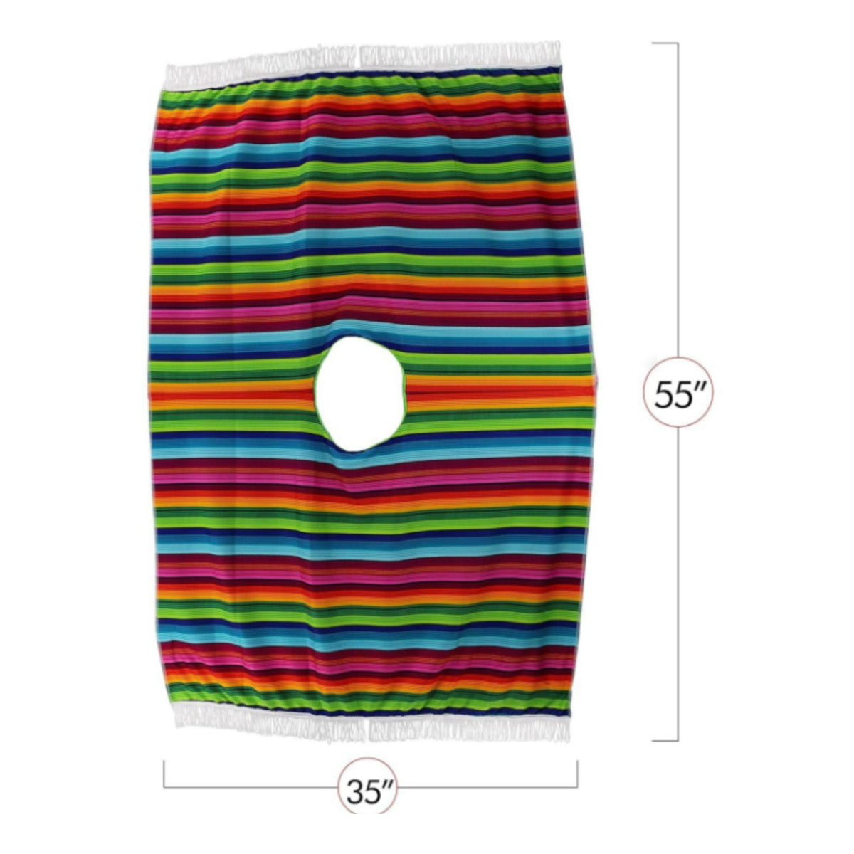 Mexican Poncho Traditional Design Mexican Serape Poncho Lightweight