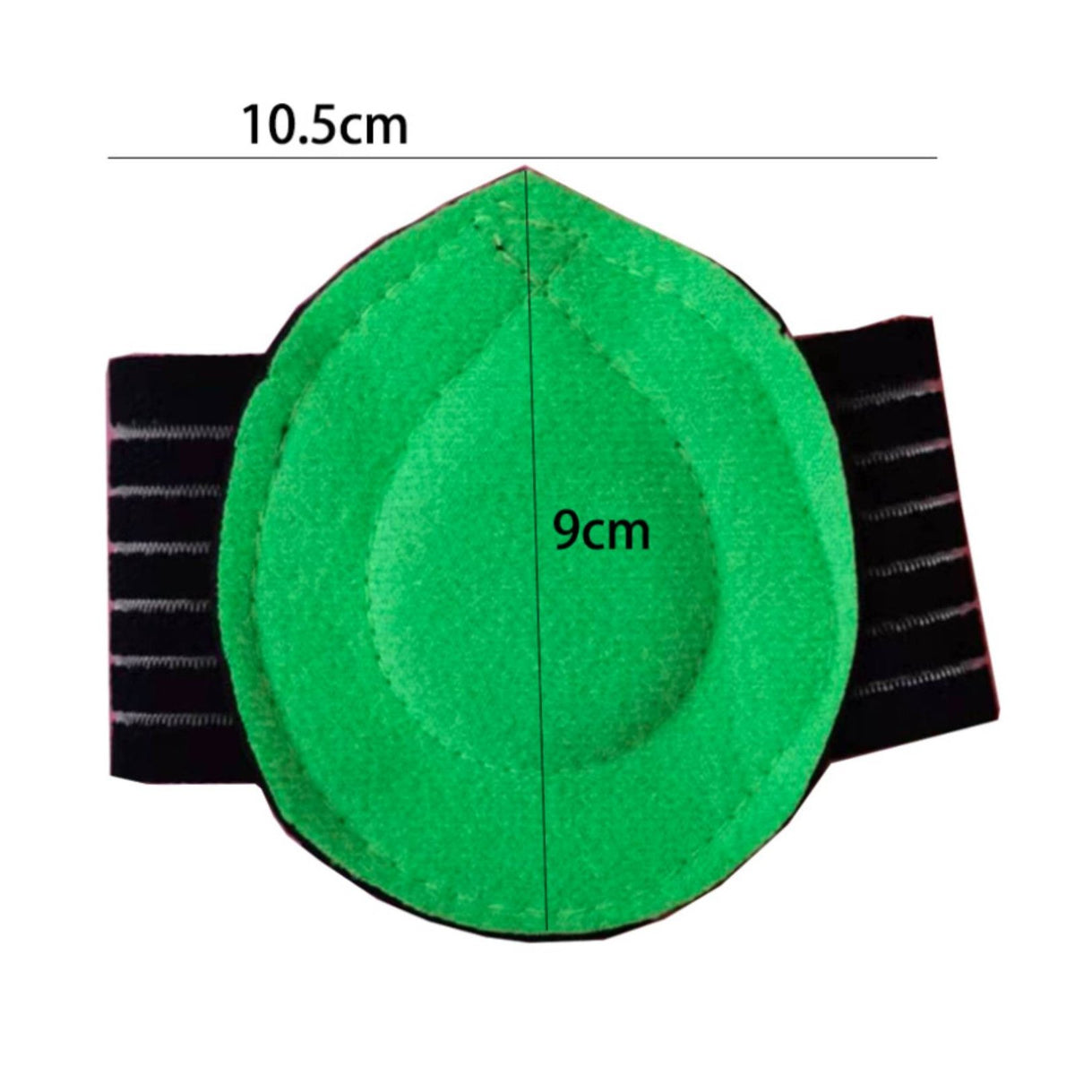 2 Pieces Flat Foot Support Insert Shock Absorbing Orthotic Arch Pad