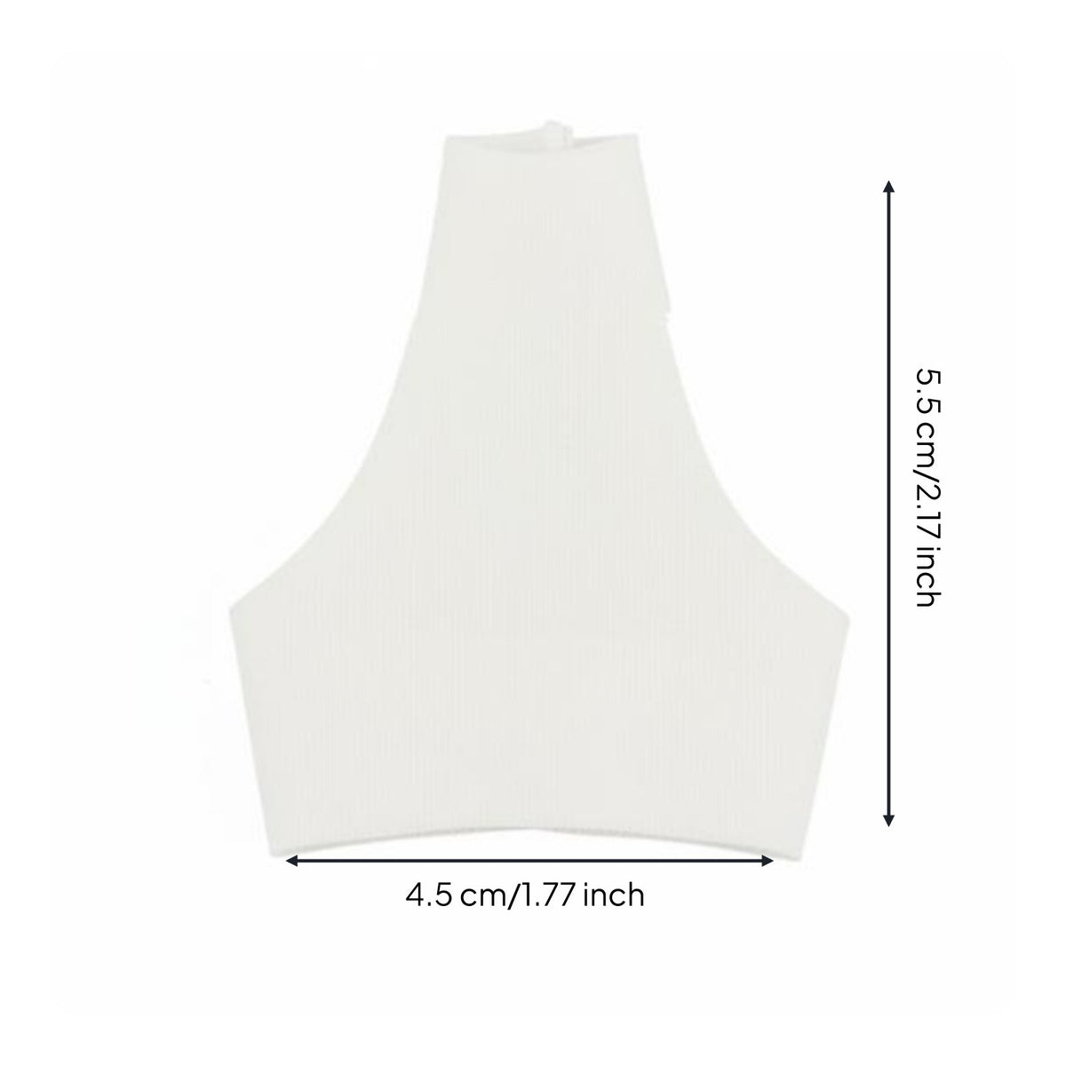 Backless Halter Top Simple to Wear and Removable High Neck Crop Top Photo