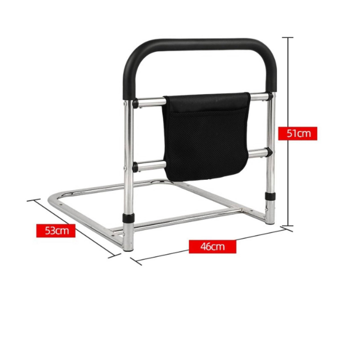 Bed Grab Bar Non-Slip Grip Bedside Grab Bar Sturdy Support for Handicap