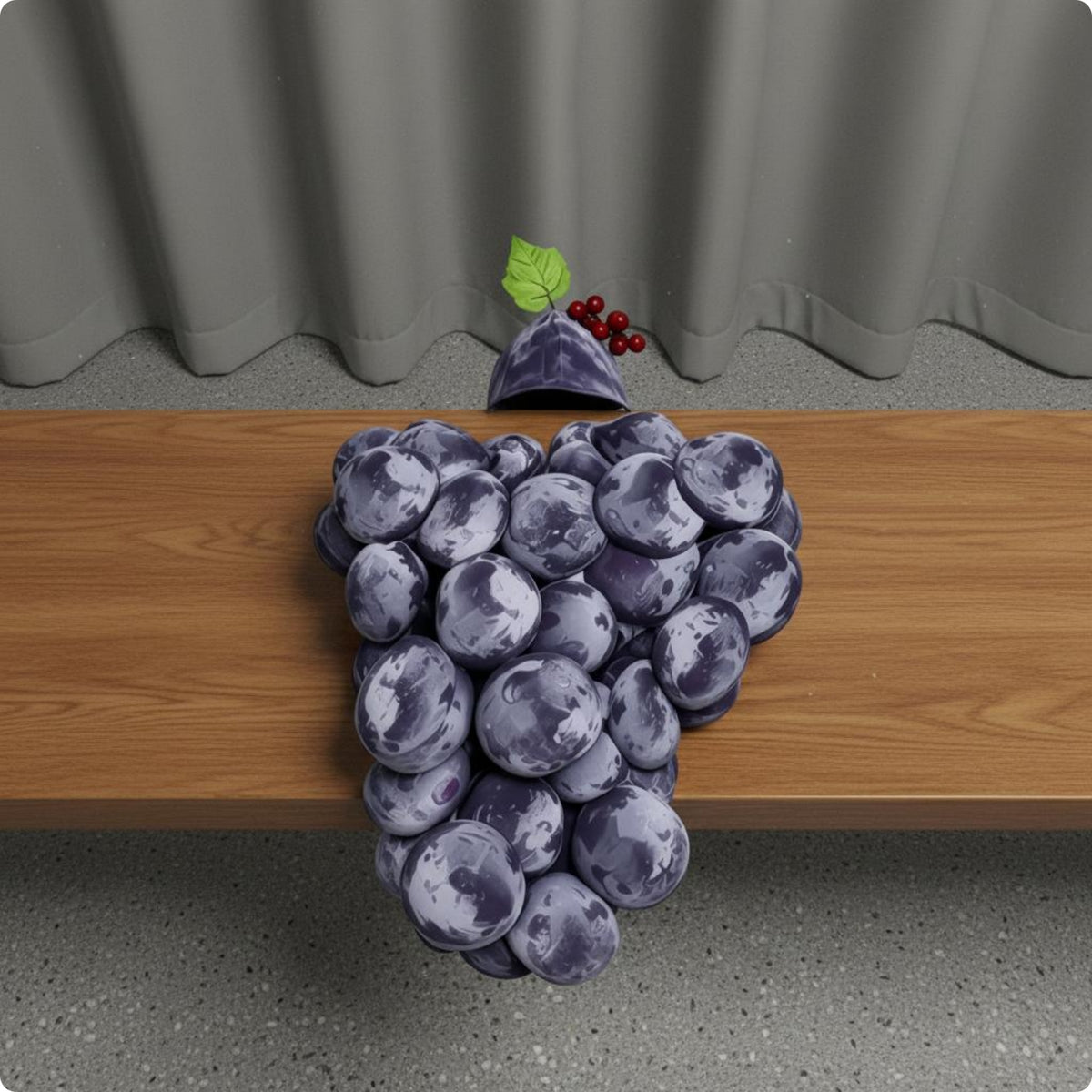 Vine-Fruit-Cluster Costume Glossy Vine-Fruit Outfit Oversized for Adults