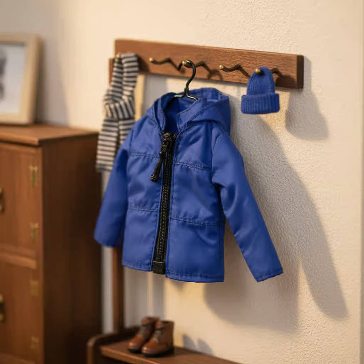 1/12 Scale Jacket Realistic Design 1/12 Scale Figure Jacket 6 Inch Figure Coat Easy to Put On Toy Accessory