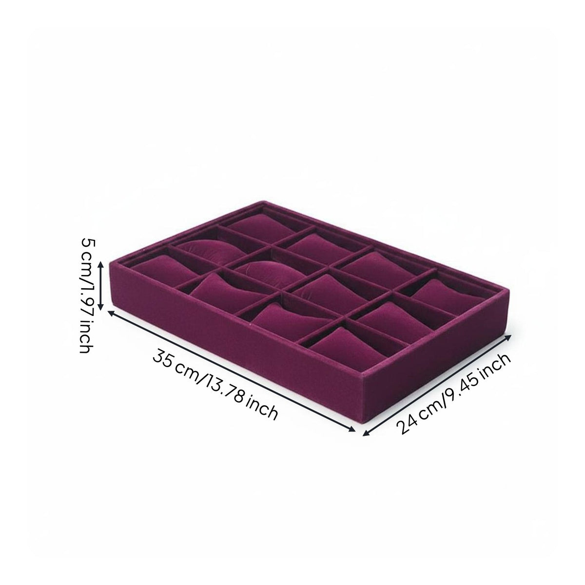 Watch Pillow Tray Gift Choice 12 Slot Watch Box Drawer Fit for Shop Counter