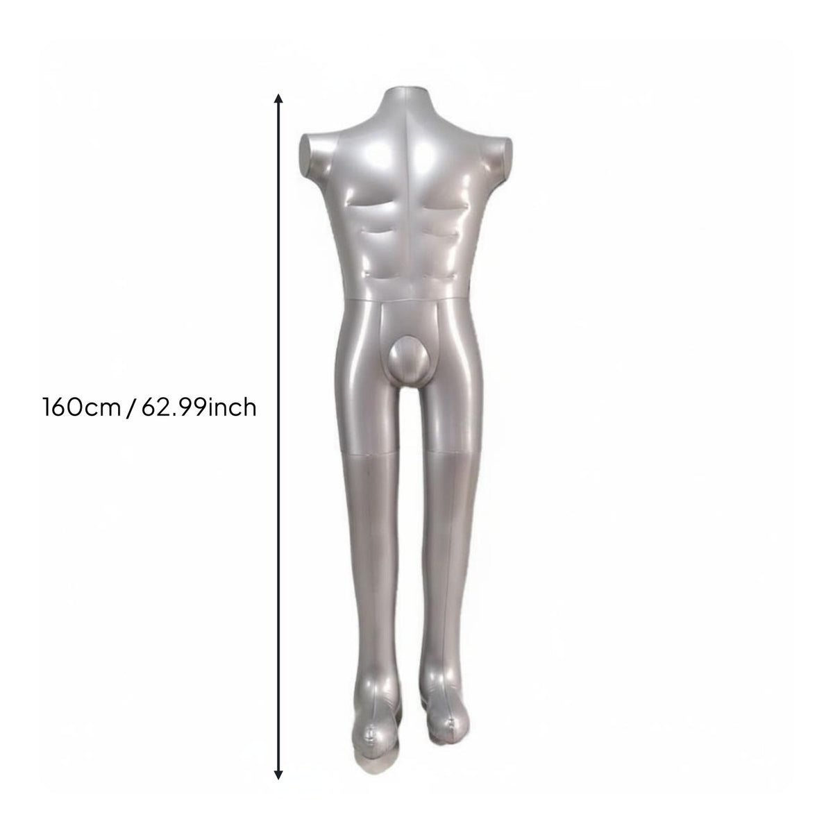 Inflatable Mannequin Lightweight PVC Body Mannequin Portable for Clothing Shop