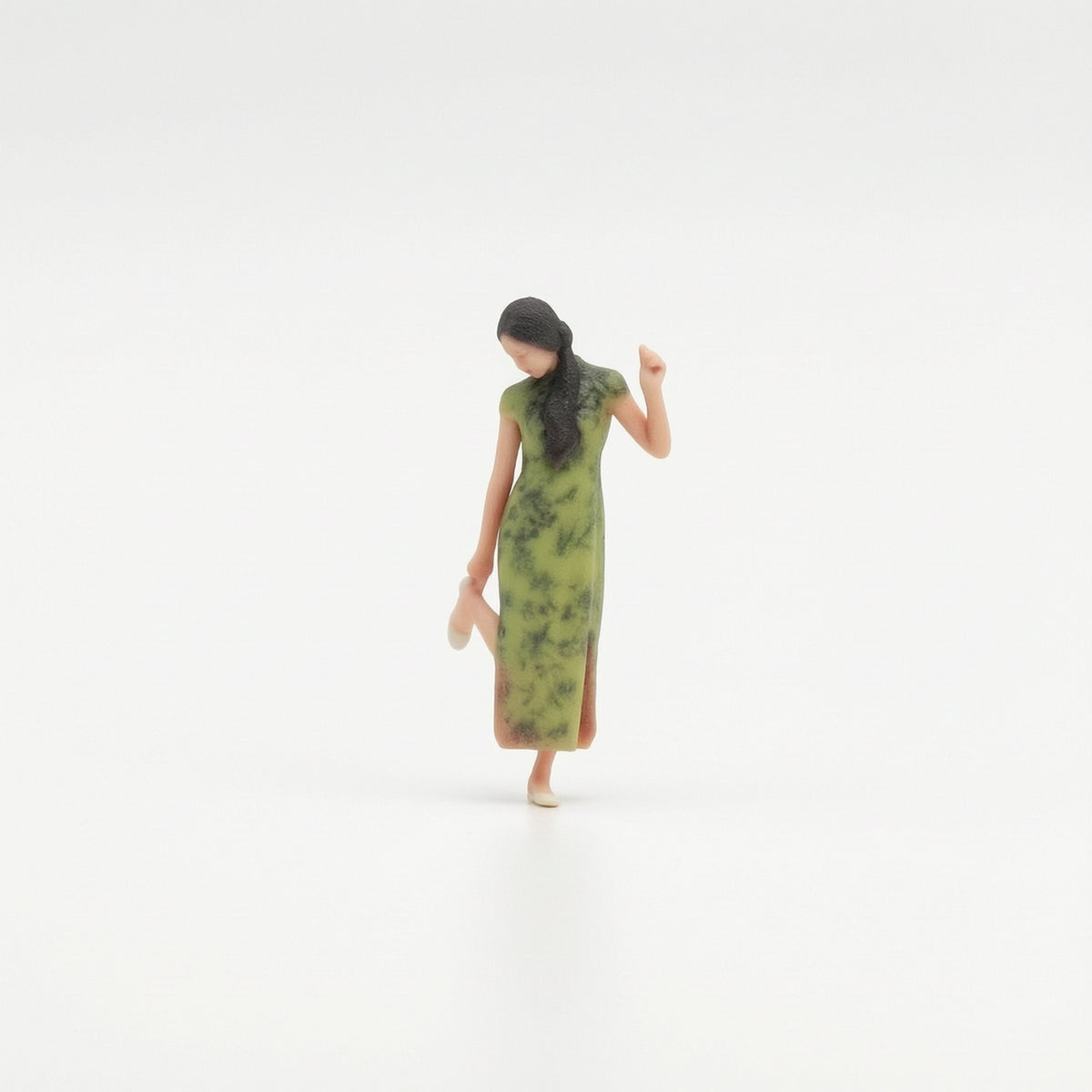 Qipao Figure Standing Model Traditional for Hobbyists