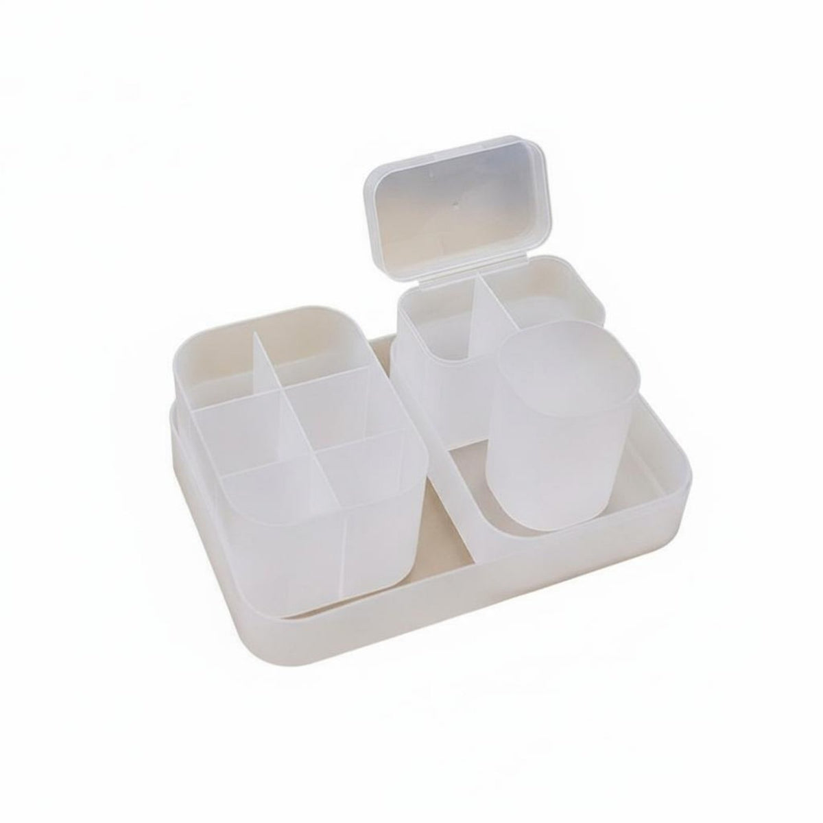 5 Pieces 5 Piece Nail Art Organizer Set Modular Design for Vanity