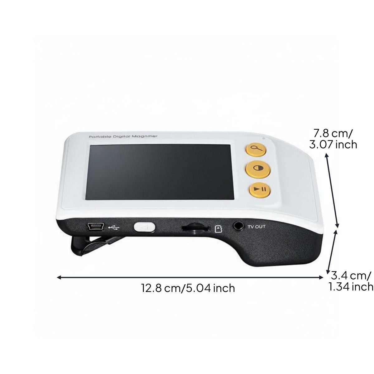 Electronic Magnifier Adjustable Magnification Portable Reading Magnifier