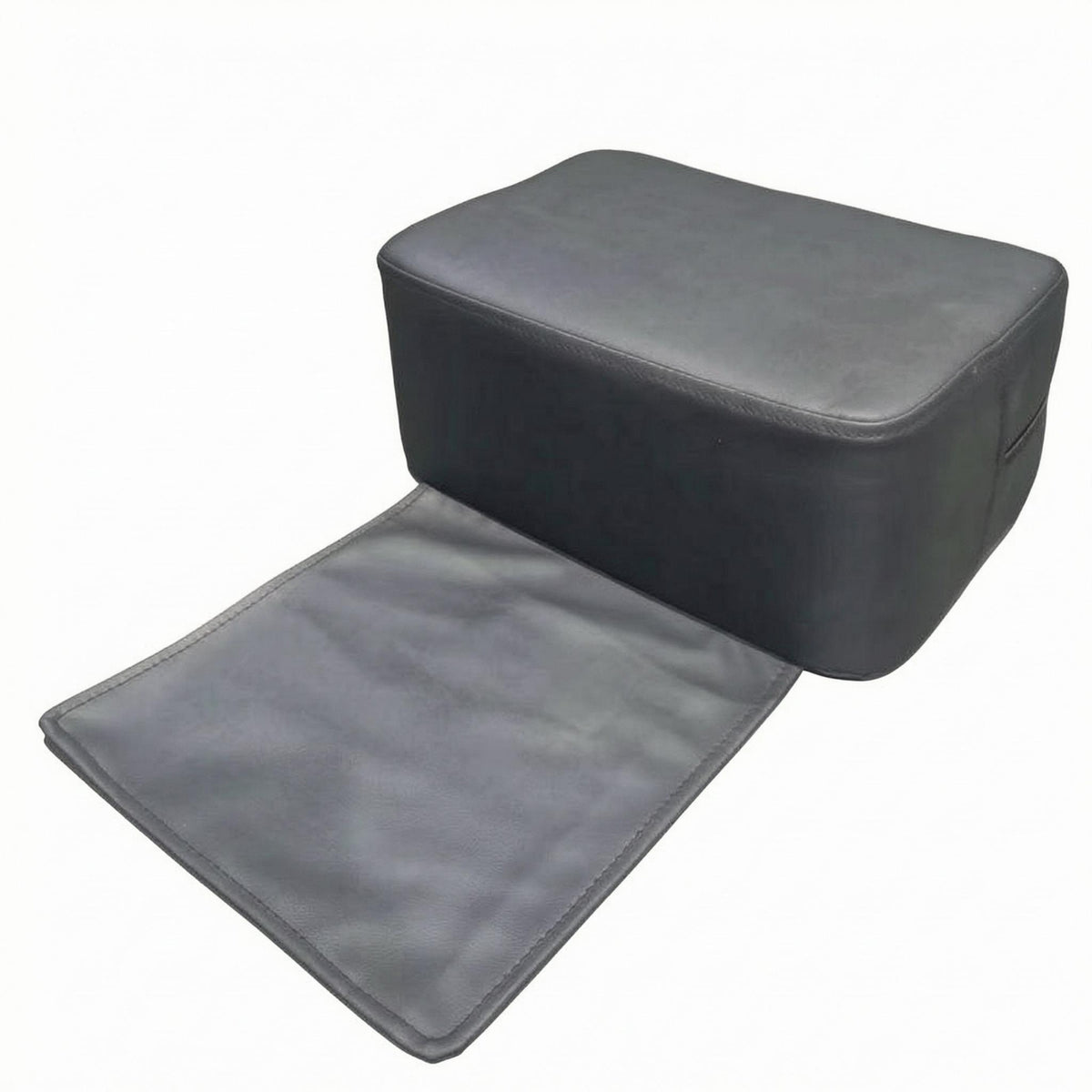 Salon Booster Seat Black Haircut Chair Booster Rectangular for Children