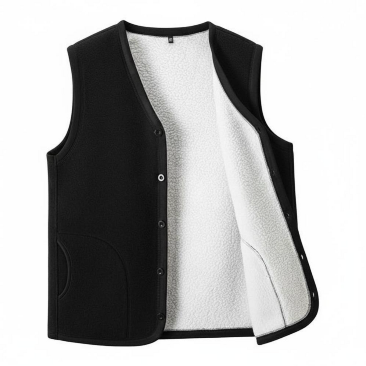 Fleece Lined Vest Men's Winter Outdoor Sport