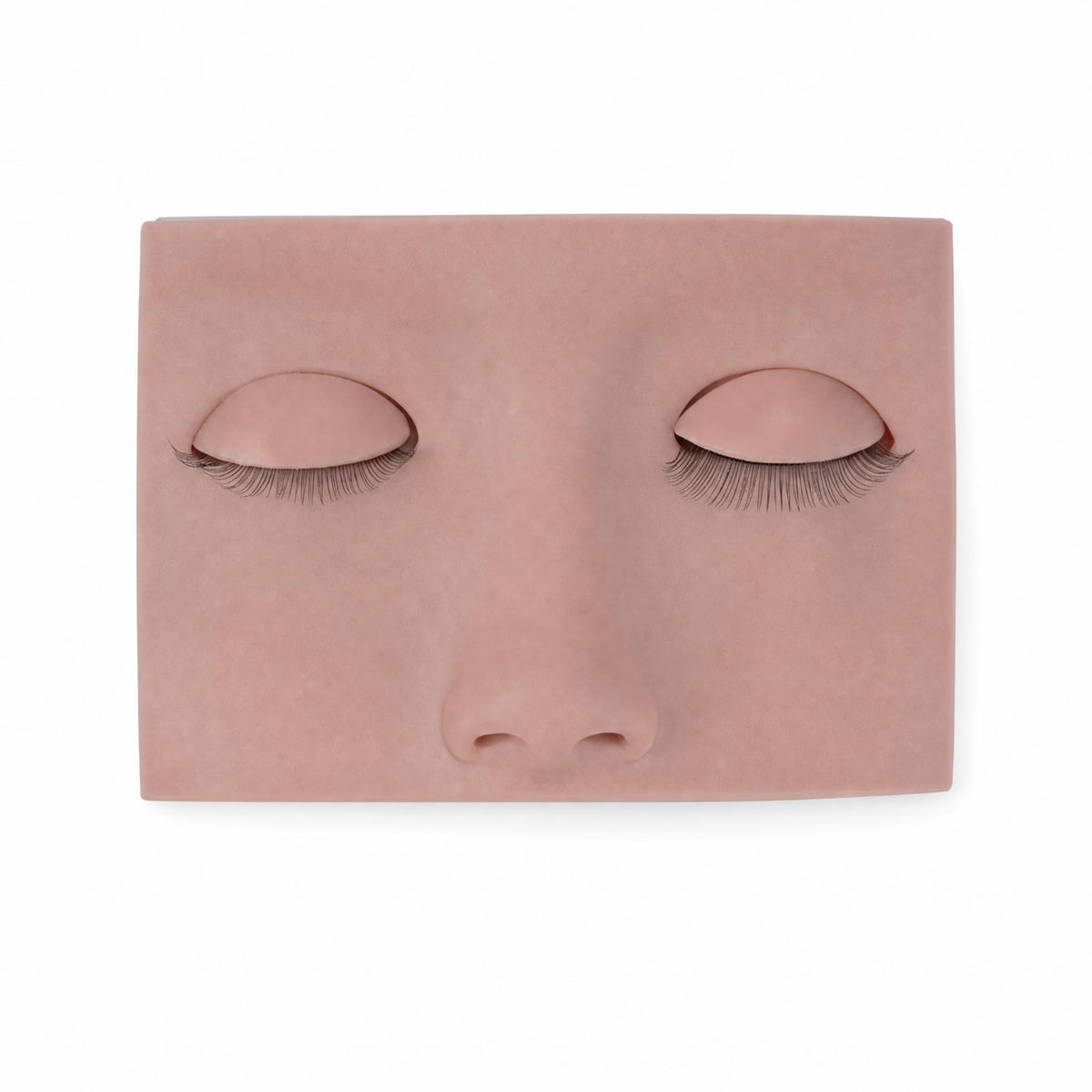 Silicone Eyelash Practice Head Small Silicone Training Face Model Reusable