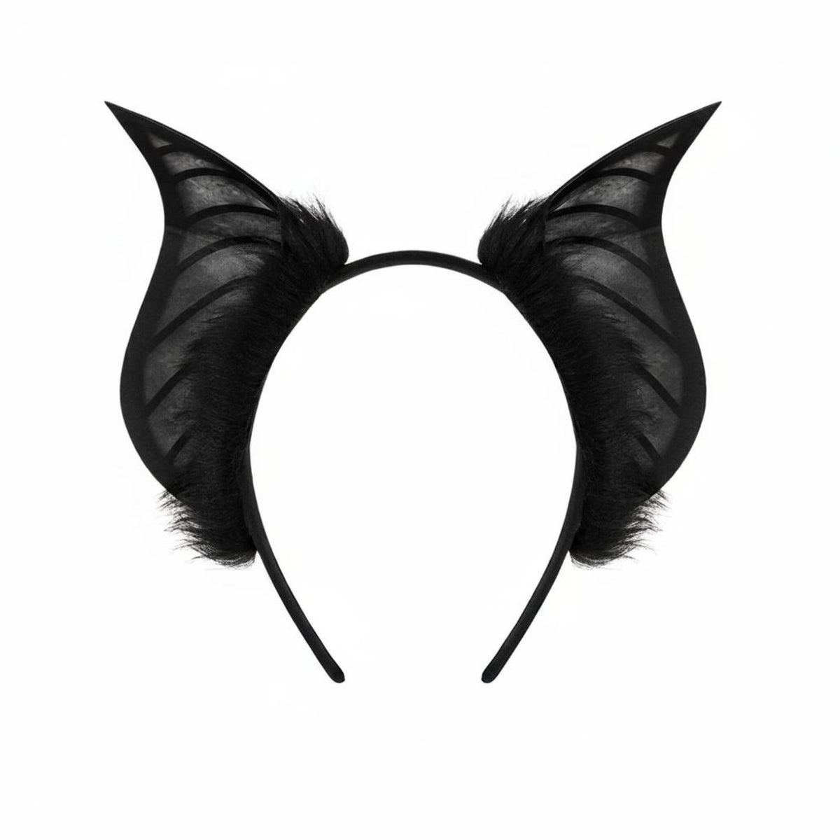 Winged Ear Headband Comfortable Fit Gothic Ear Headpiece Lightweight