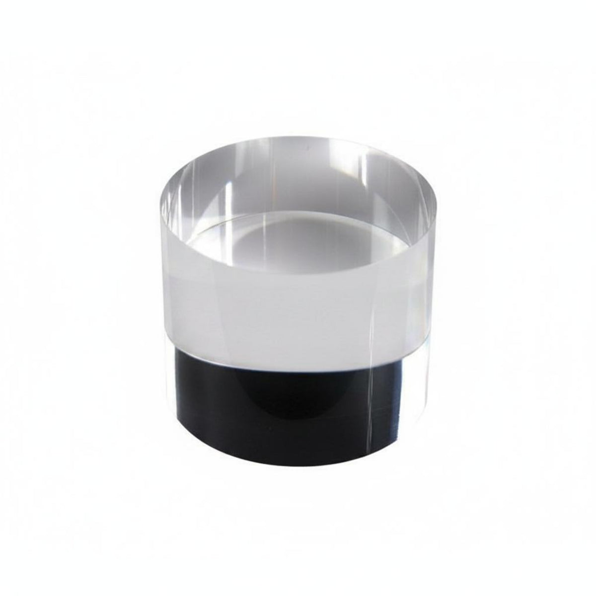 8 Pieces Acrylic Cylinder Riser High Clarity Round Display Base Lightweight