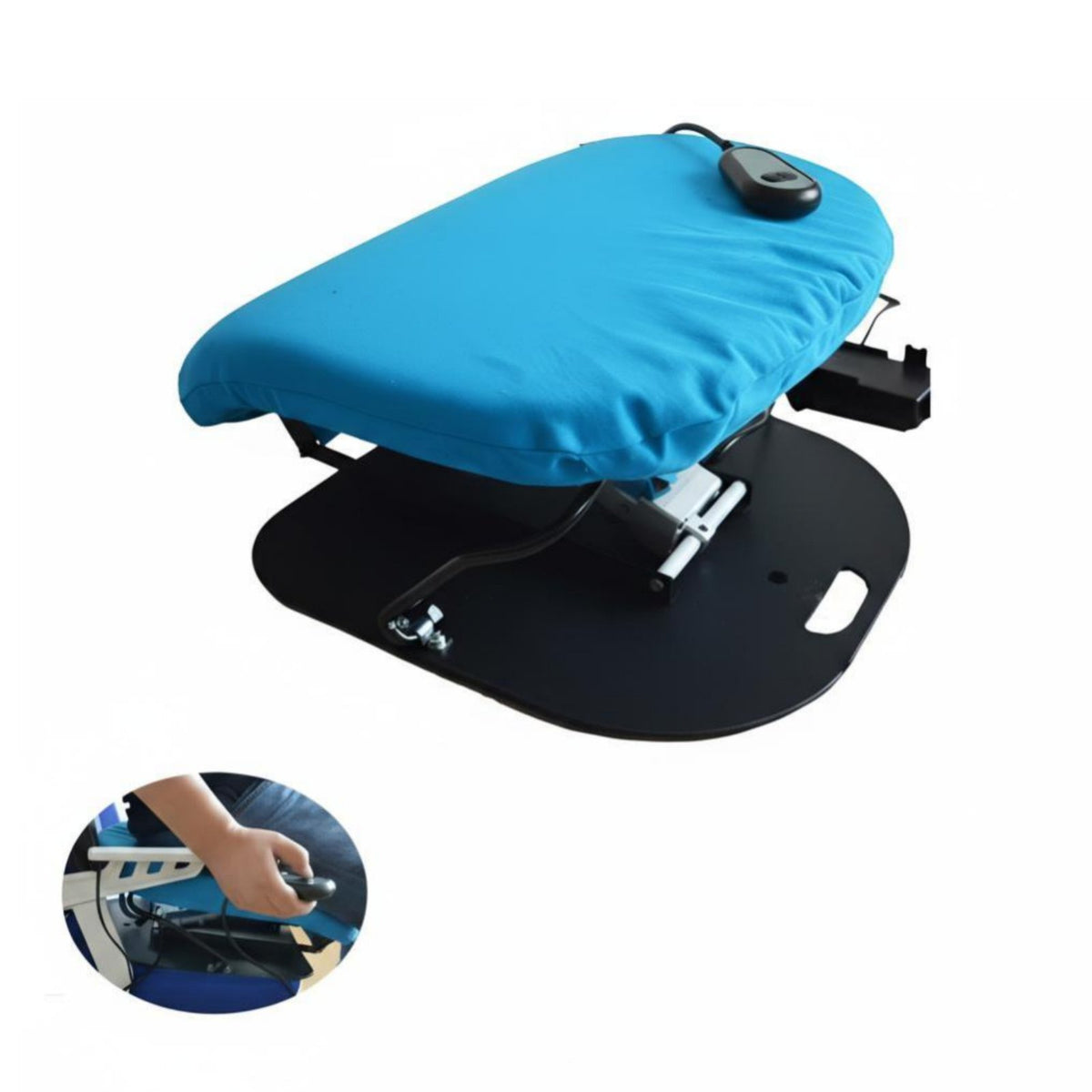 Elderly Lift Assist Pad, Electric Seat Riser, Sofa Chair Support, Adjustable Height, Remote Control Strap, Breathable Fabric