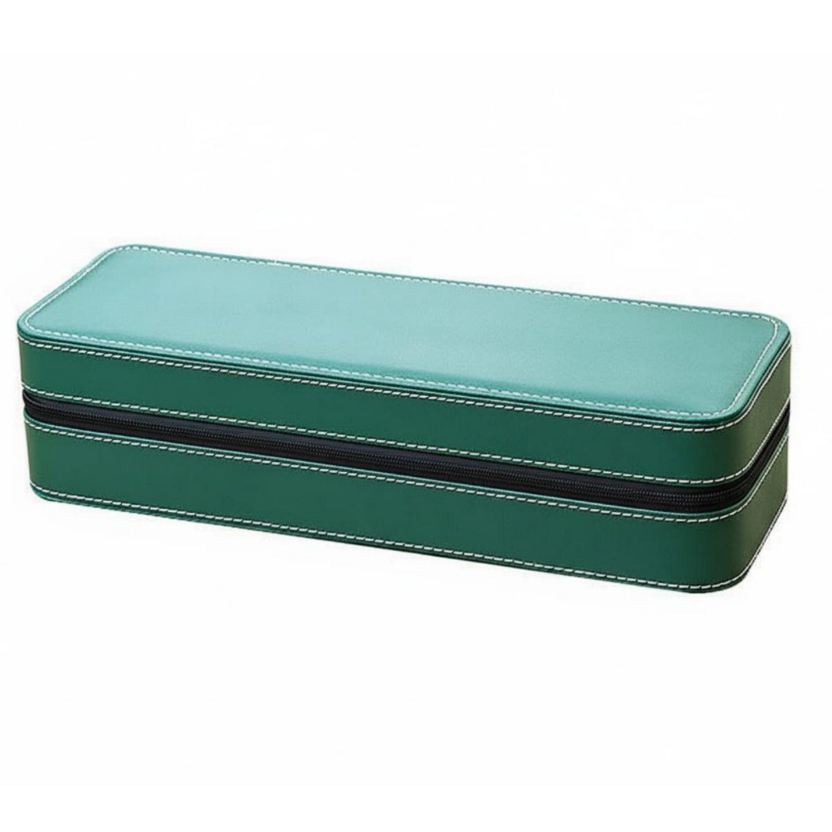 PU Leather Watch Storage Box Portable Design PU Leather Watch Organizer Wristwatch Storage Box Soft Interior Lining Great Gift