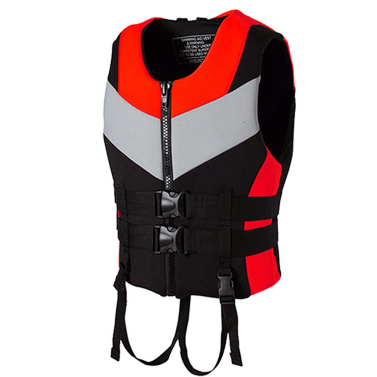 Adult Life Jacket High Buoyancy Fishing Life Vest Thickened Padding for Swimming